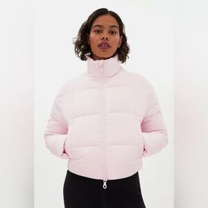 Girlfriend Collective Ballerina Cropped Recycled Puffer
